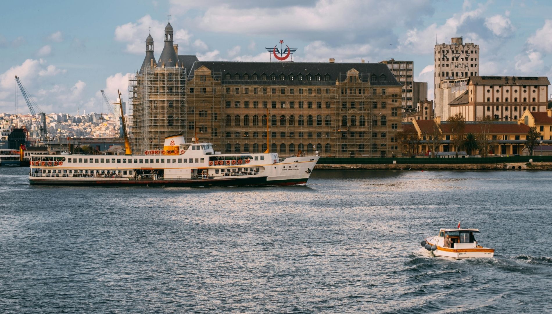 The ferry from Europe