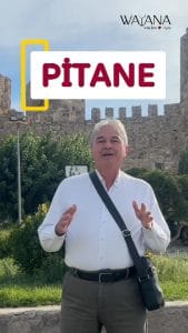 Çandarlı Kalesi önünde Pitane hakkında hazırlanan WAYANA videosu