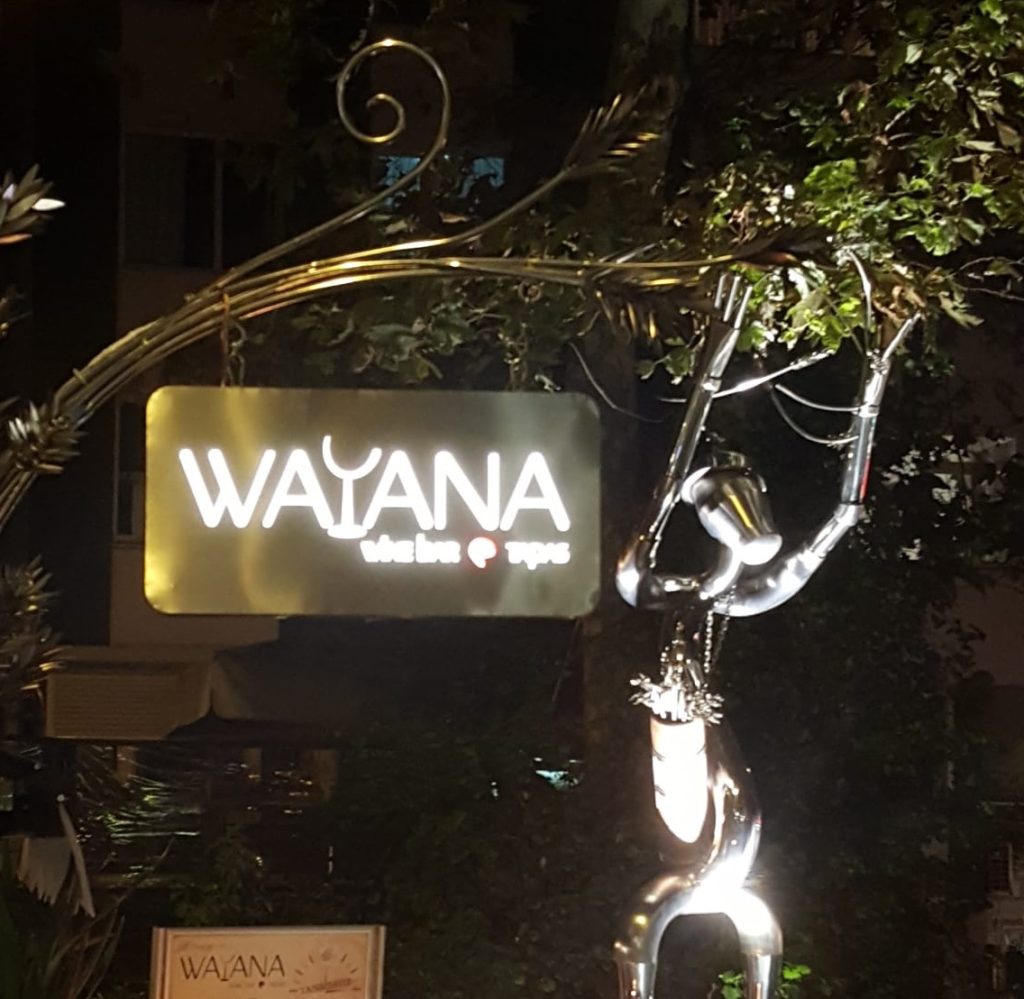 WAYANA Kadıköy şarap barı iletişim ve Moda ulaşım